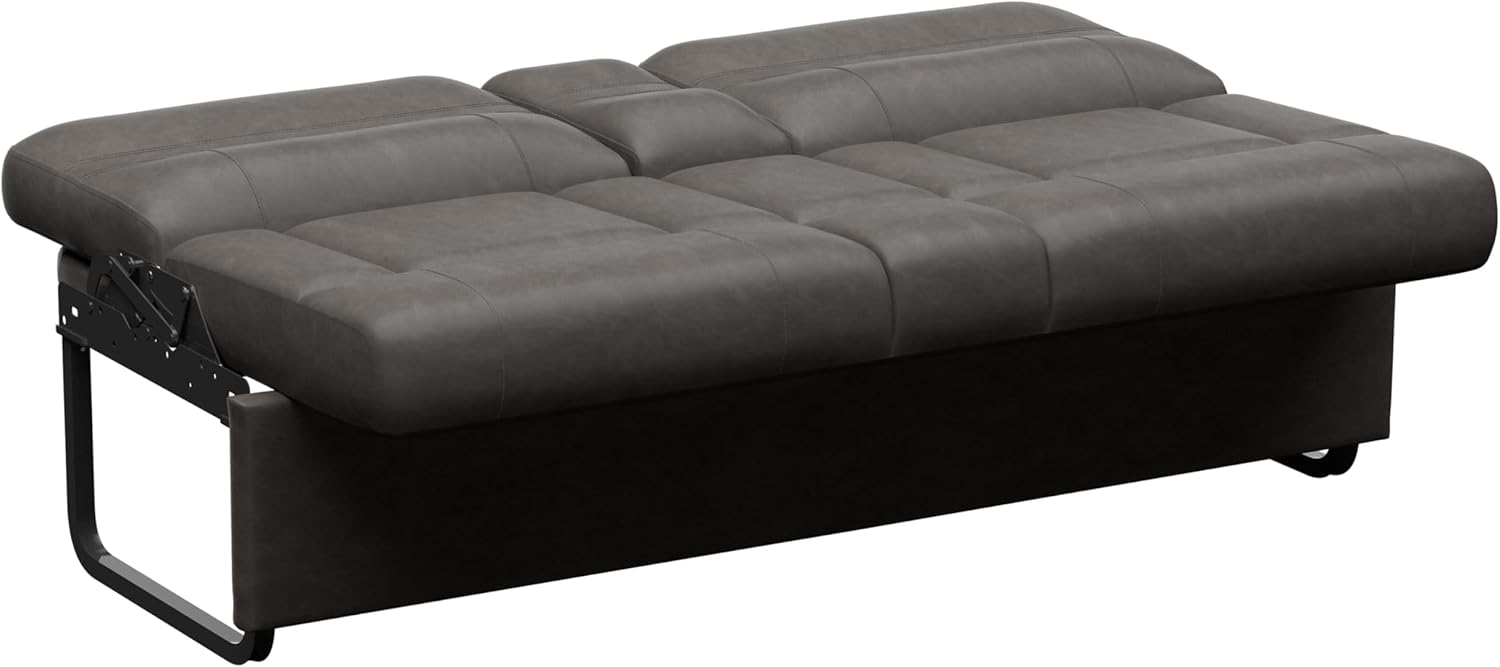 Thomas Payne Signature 62" McCoy RV Jackknife Sleeper Sofa with Matching Kickboard, Easy Transition, High-Density Foam Cushioning, Fold-Down Center, Dual Cupholders - 2024044392