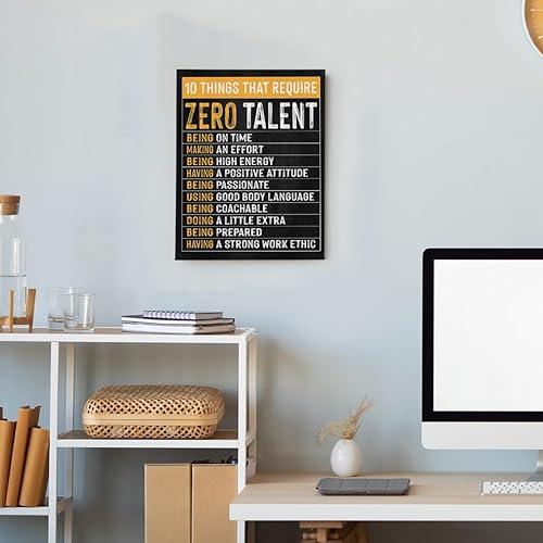 Miniatura 3 de BIWSHA Decoración de oficina, decoración de pared motivacional para oficina, citas inspiradoras, arte de pared para hombres y mujeres, pinturas en