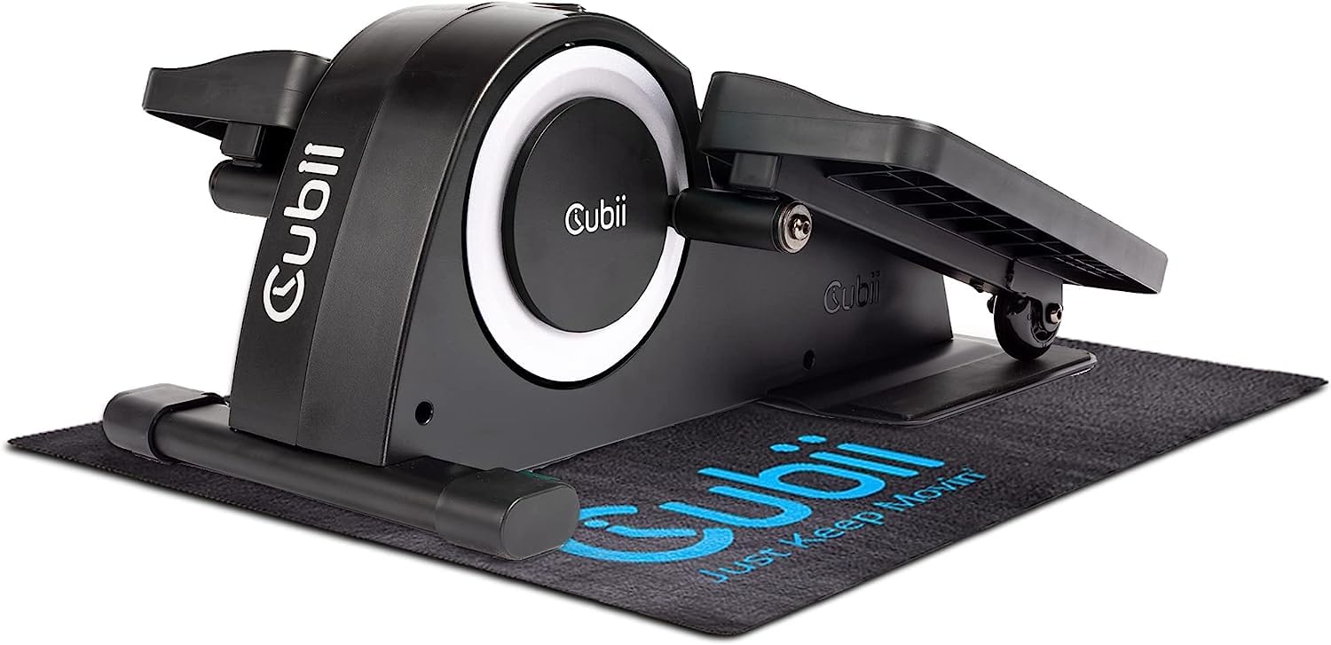 Cubii Non-Slip Workout Mat 60x45cm, Small Mat for Elliptical Machines, Mat for Under Desk Ellipticals, Work from Home Fitness - Image 3