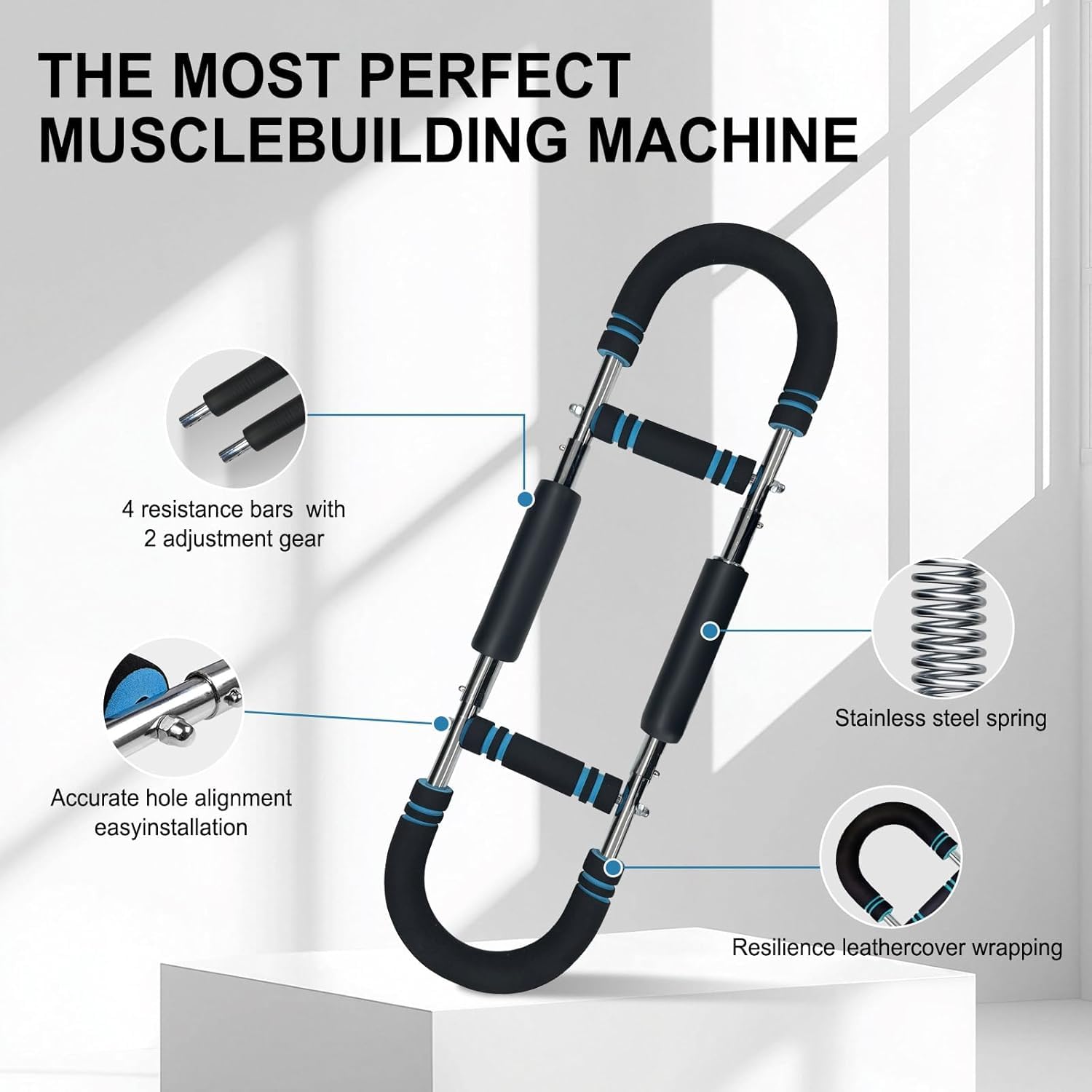 RELIFE REBUILD YOUR LIFE Twister Arm Trainer, PowerTwist Arm Trainer, Regulowany trener ramion ，Twister wzmacniacz przedramion， przenośny opór sprężynowy do sprzętu treningowego w