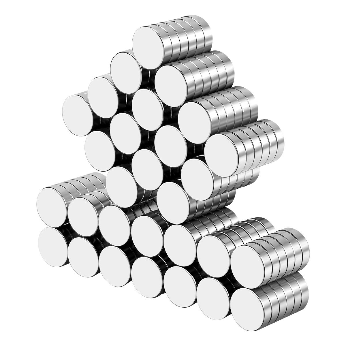 Wukong magnesy neodymowe, 10 x 3 mm, bardzo silne magnesy, 100 sztuk, na lodówkę, do białej tablicy, szklanej tablicy magnetycznej i majsterkowania, bardzo wysokiej jakości powłoka, małe silne cuda od KMS-Products