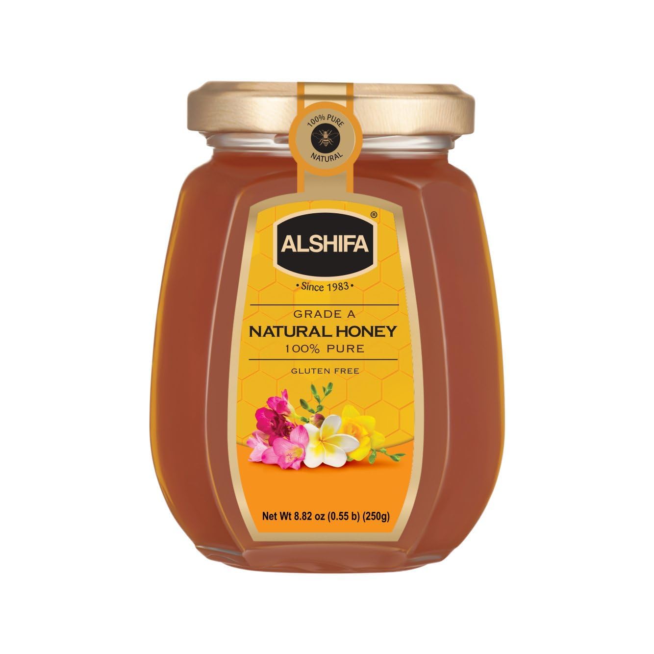 Al Shifa Grade A Natural Honey 250g, 100% Pure Natural Honey, Premium Imported Honey, Gluten Free, Rich Floral Taste by Zaylo Traders-image-39