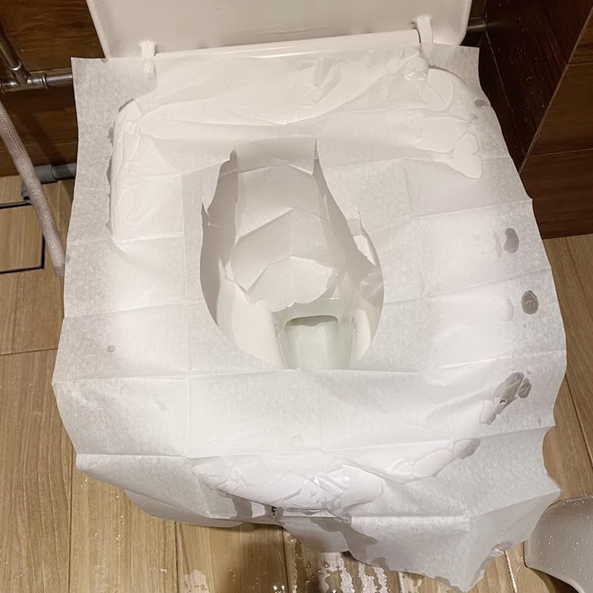 Toilet Seat Covers Disposable, Flushable Travel Disposable Toilet Seat Covers 50Pcs,125Pcs,250Pcs You can choose 1 quantity,Flushable Paper Carry paper seat covers in (250Pcs)