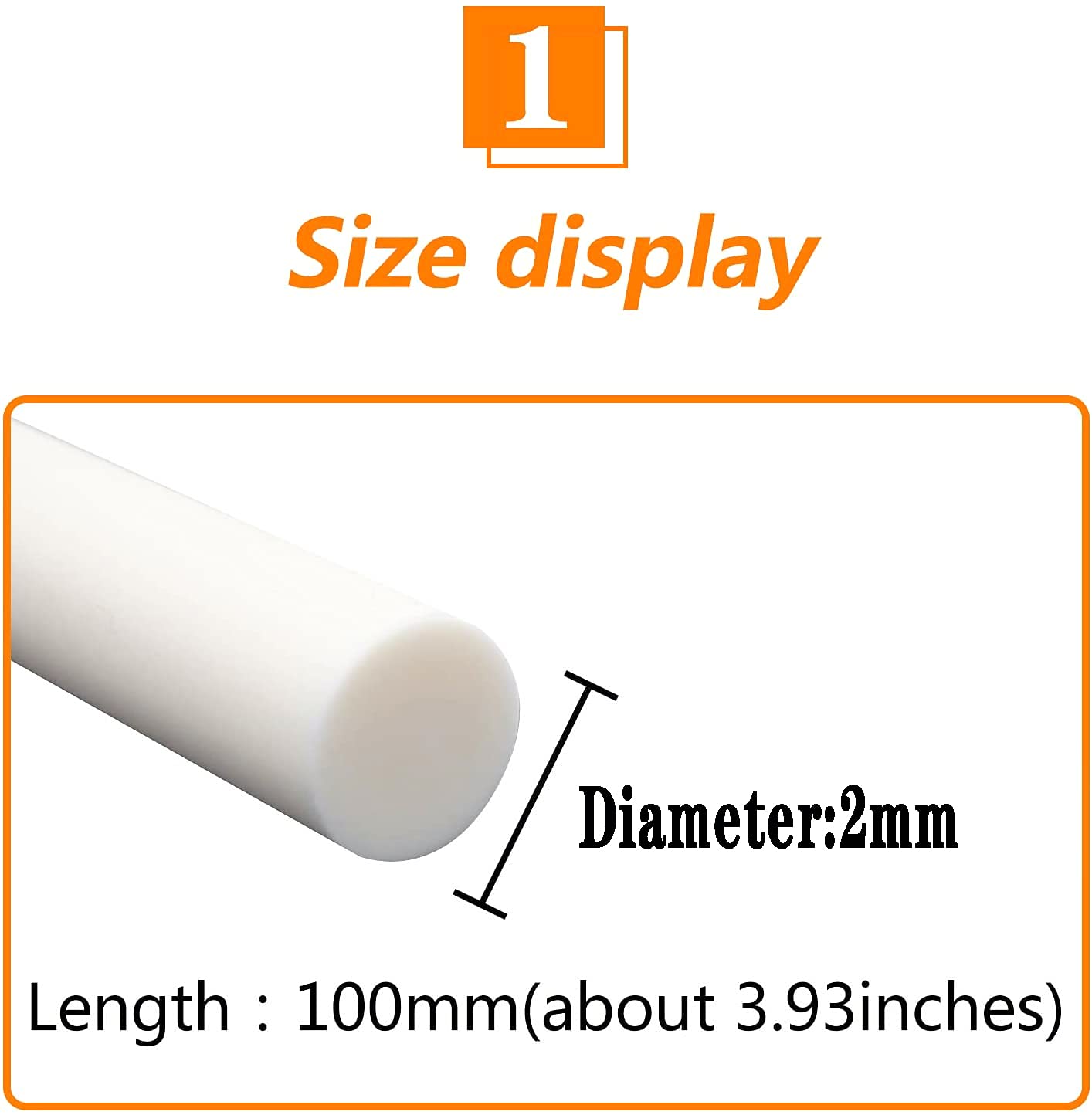 Keramikstab Aus Aluminiumoxid 99% – 10 Mm X 150 Mm, Hitzebeständig Bis 1650 °C, Elektrisch Isolierend, Für Industrie & Hochtemperatur
