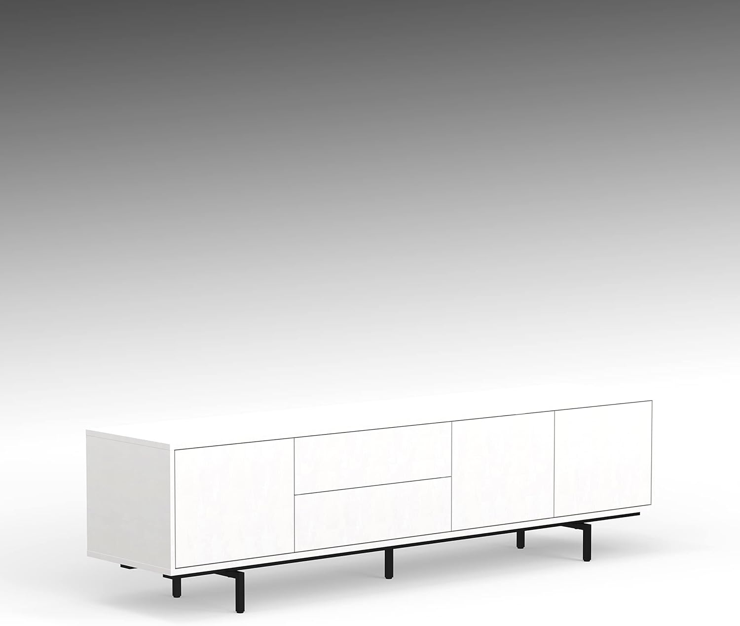 Glenwillow Home Standard Bed Frame - Size Adjustable Queen, King, California King