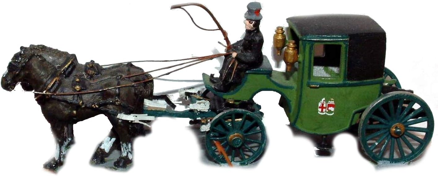 Langley Models Brougham 2 horse or Single Horse OO Scale UNPAINTED Model Kit G20 Amazon.co.uk