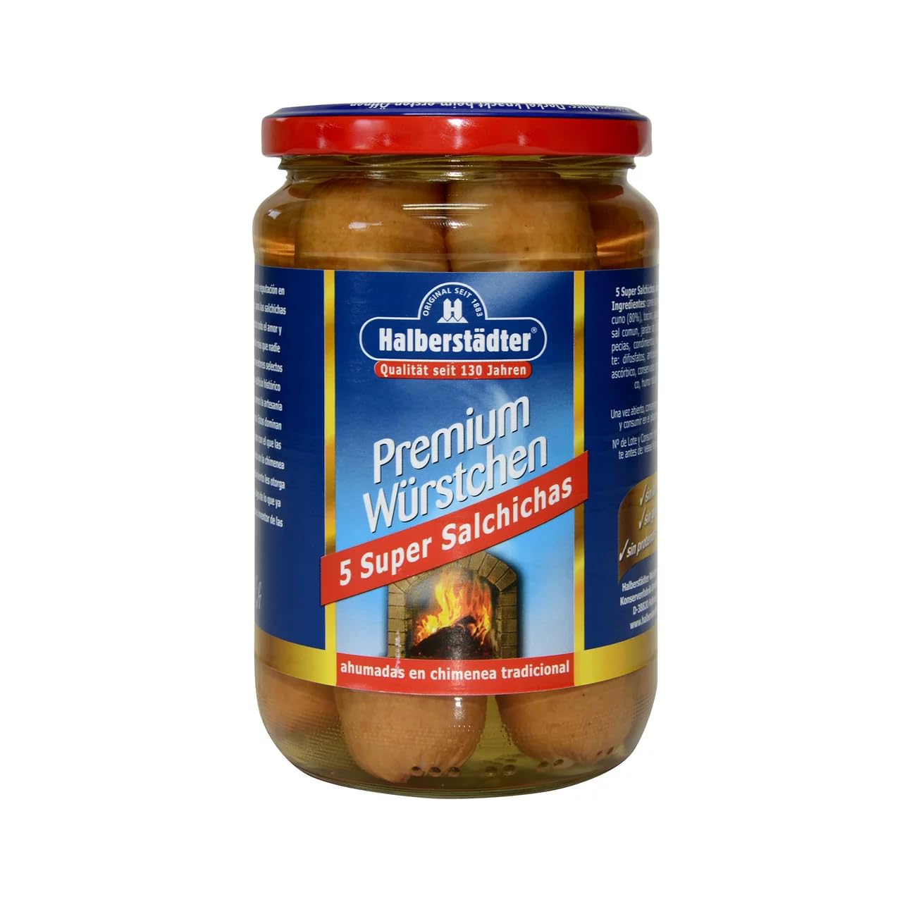 HALBERSTÄDTER Super Würstchen HALBERSTÄDTER Glas 400 g 2er Pack