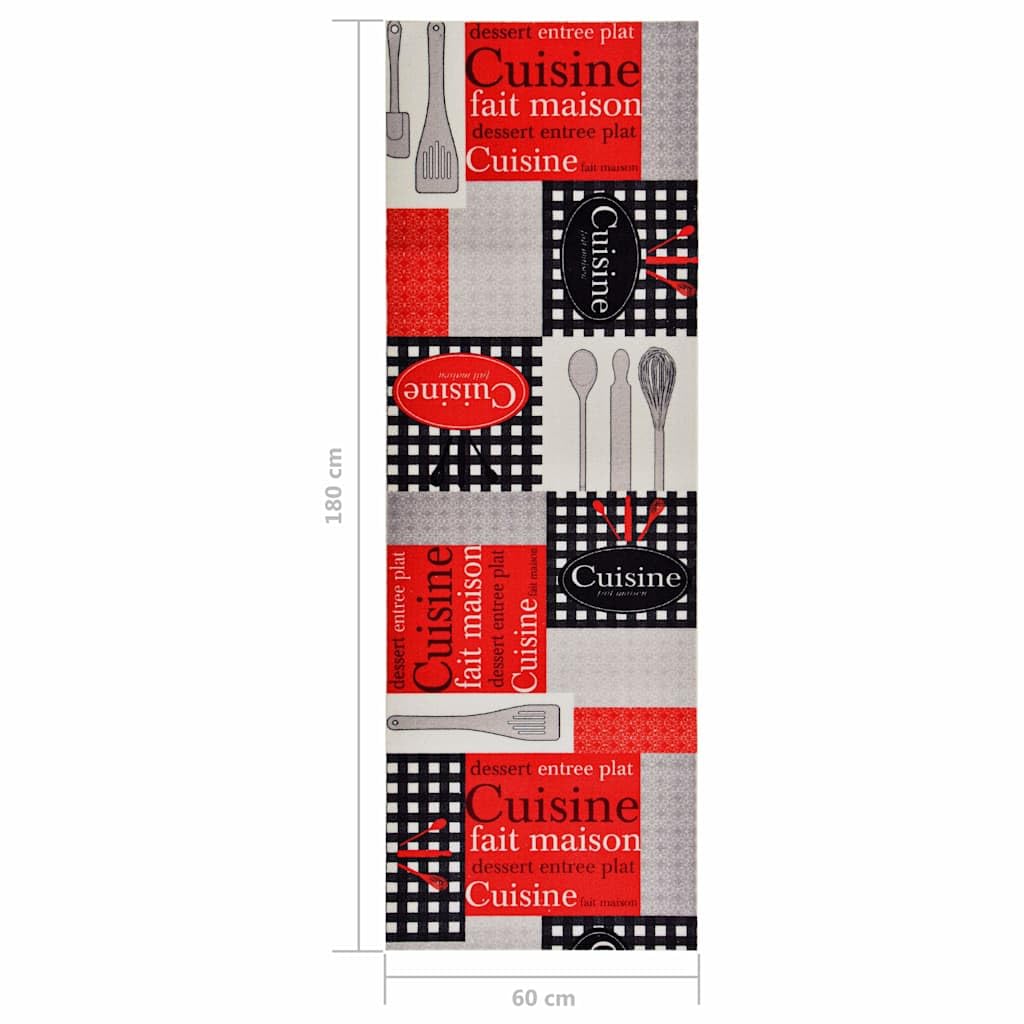 Küchenbodenmatte Waschbar Cuisine Läufer 60x180 cm Flur