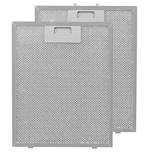 Hygena Hotte Cuisinière Treillis Métallique Extracteur Ventilation Filtre (Paquet de 2, Bleu, 300 x 240 mm)