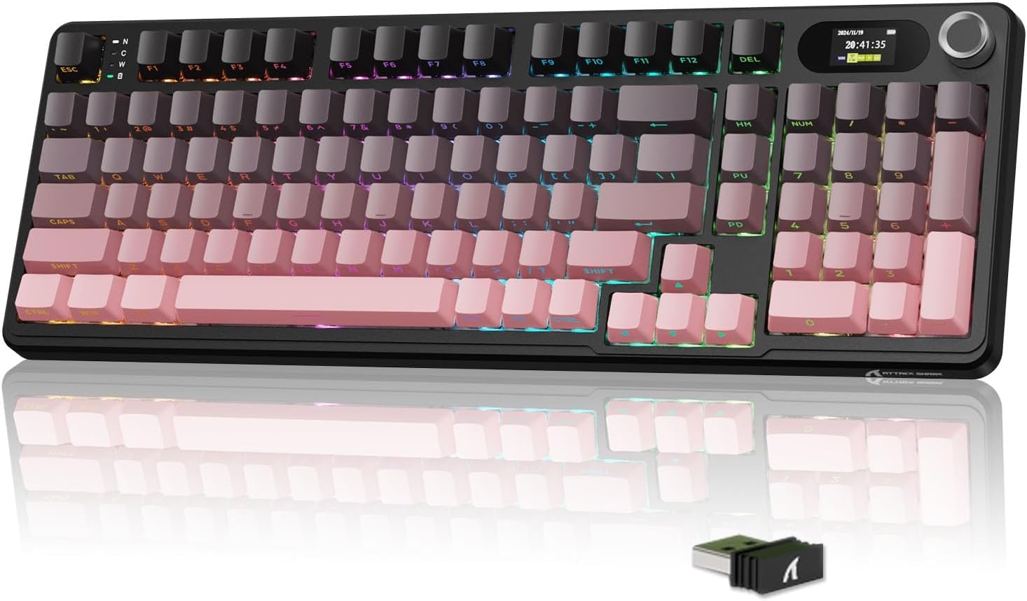 Amazon.com: MAMBASNAKE Attack Shark X98 Pro Wireless Mechanical