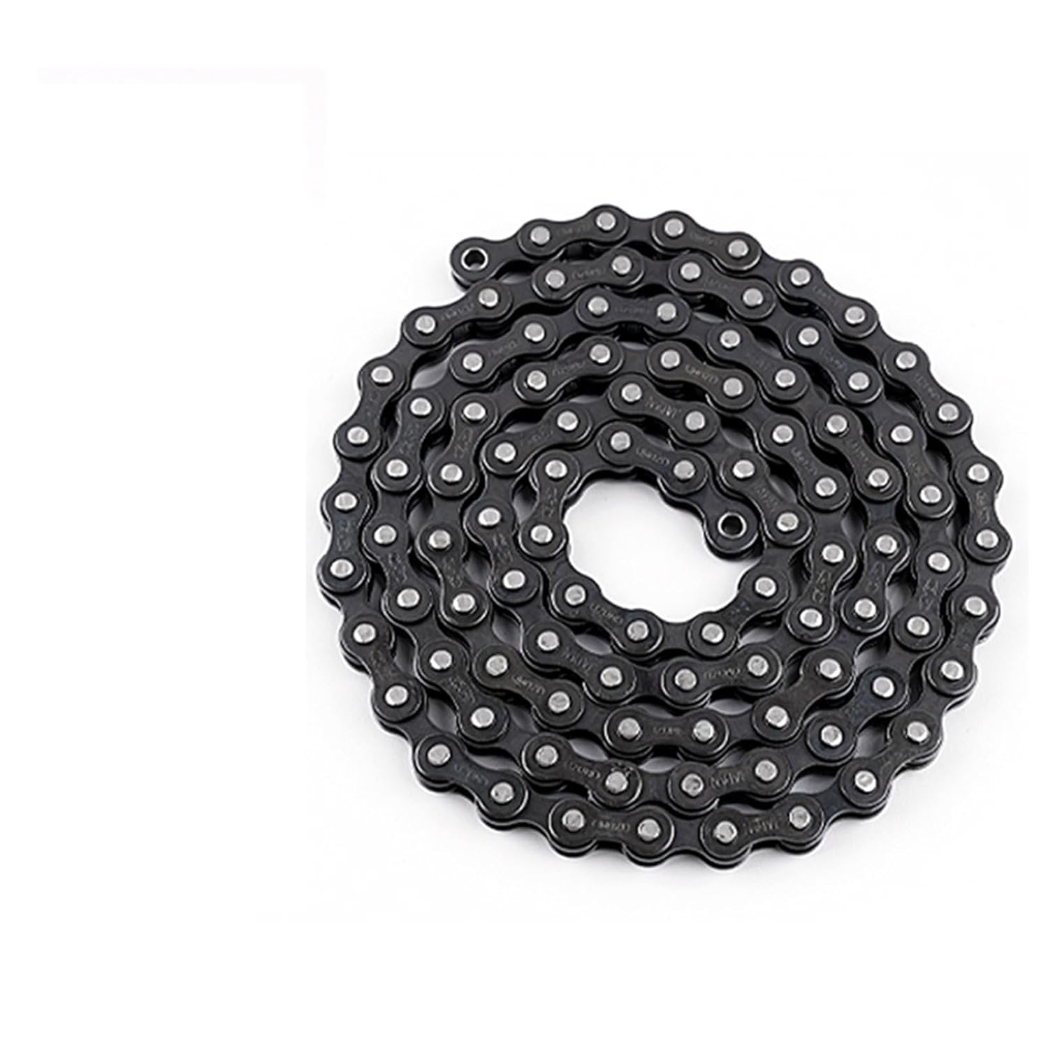 Compatible for IZUMU Fixed Gear Bike Chain - 100 Links 1/2 * 1/8 Steel Chain for Fixie & Track Cycling/141(Black and Gold)