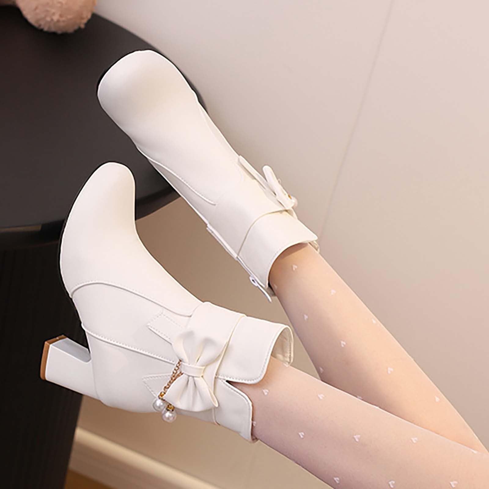 Bottines pour femme avec talon, bottes élégantes pour femme, bottes d'hiver tendance, bottes courtes à talons hauts, bottines avec fermeture éclair, chaussures de fête de mariage, bottes à