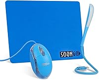 Vista 17 de SOONGO - Mini mouse rosa para computadora, mouse ergonómico con cable de 4.9 ft, mouse USB para computadora portátil, mouse de escritorio