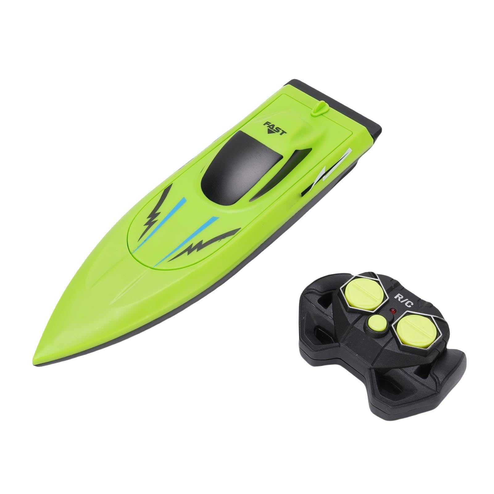 SUPYINI 2.4G RC Boat Remote Control Racing Boat High Speed Rechargeable Water Proof 4 Channels with Quick Response for Kids