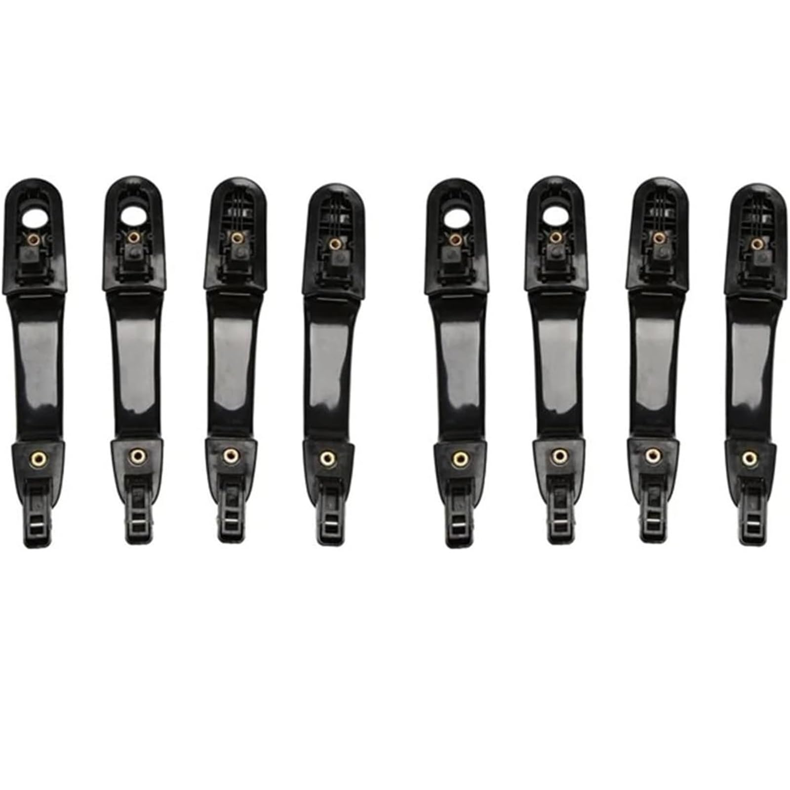 Glymzoi One Color Car Exterior Door Handles Car Outer Door Handle For Hyundai For Tucson 2005-2009 8X Stylings Front Rear Right Left Black Exterior Outside
