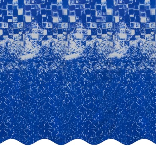 Smartline 24 ft Round Swimming Pool Liner | Tidal Surge | Overlap Style | 48-52 Inch Wall Height |