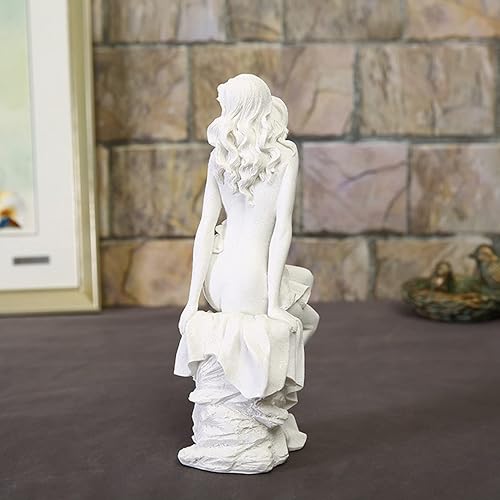 Miniatura 5 de JMONLPICY Decoración moderna para el hogar abstracta de resina de arenisca blanca de moda estatua de belleza hecha a mano regalo de boda escultura
