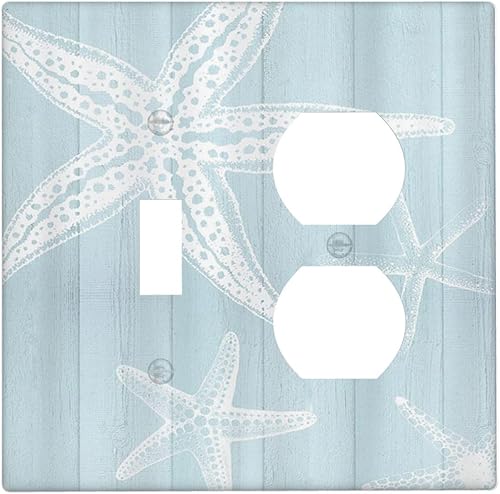 Miniatura 36 de Cubierta de Placa de Pared de 2 Pandillas de Mármol Abstracto, Placa Frontal de Interruptor de Luz Eléctrico Decorativa en Azul Marino y Oro