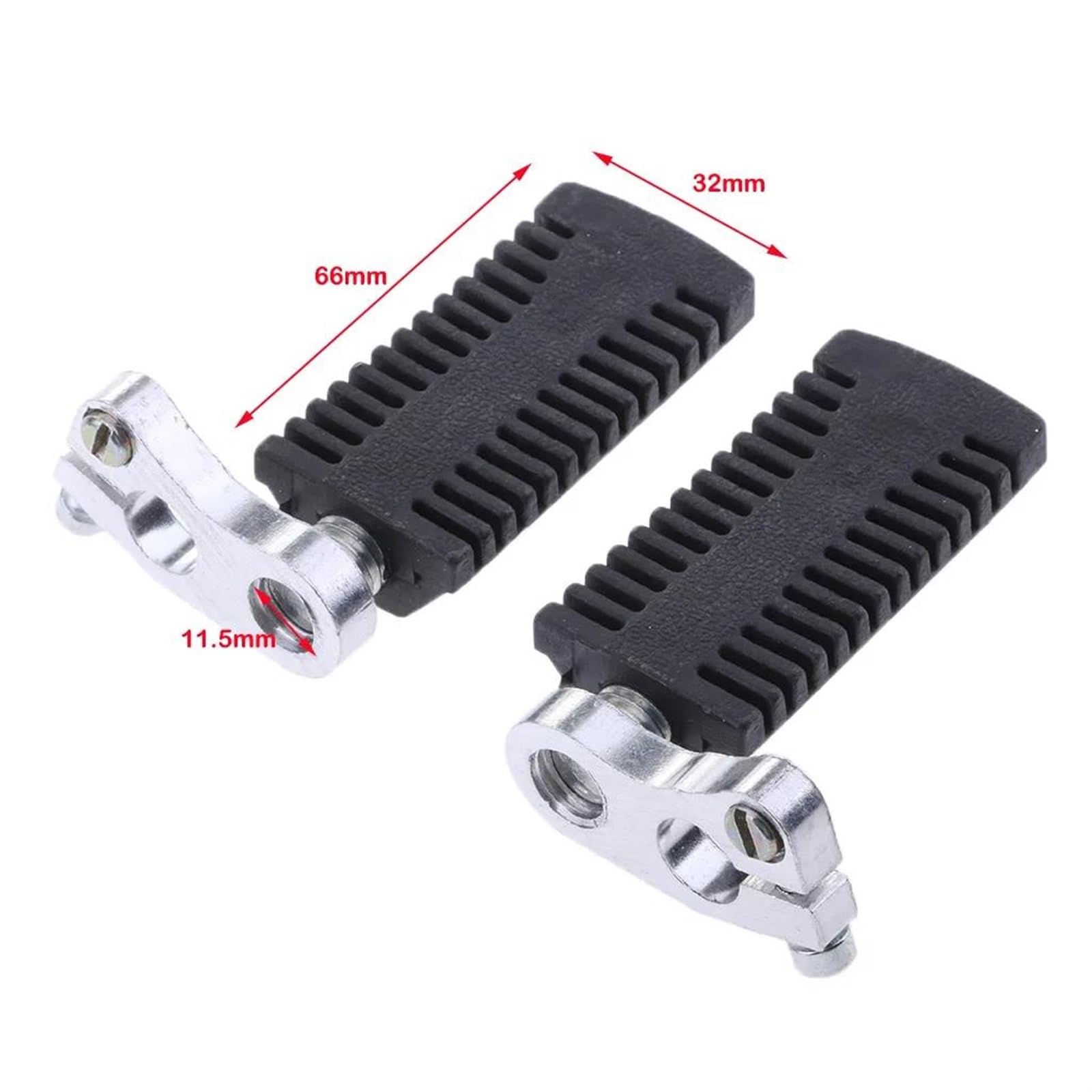 Estriberas Traseras Motocicleta Para Minimotos Cross Bolsillo 49cc/47cc 2 Pedales Delanteros Hierro Para Motocicleta Reposapiés Estriberas Motocicleta