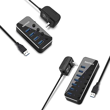 4 Port Powered USB 3.0 Hub +7 Port Powered USB 3.0 Hub