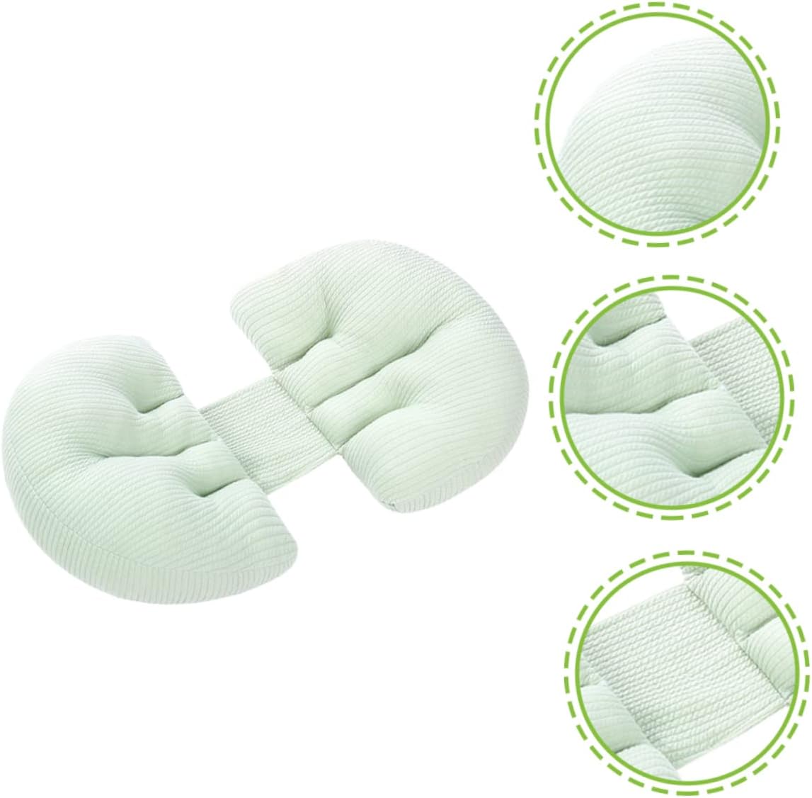 Garneck Maternity Pillow U-Shaped Pregnancy Pillow Abdominal Support Waist Cushion