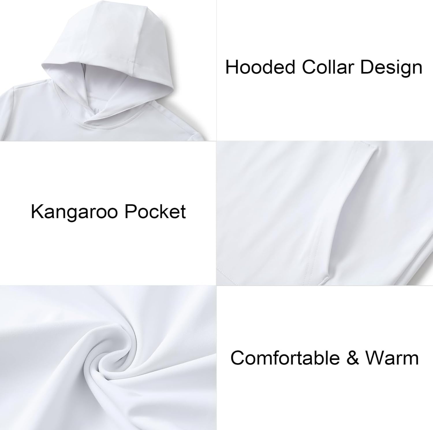 M MAELRE Hoodies for Women Golf Soft Long Sleeve Sweatshirts Plain Dry Fit Fall & Winter Midlayer Womens Hoodies Pullover