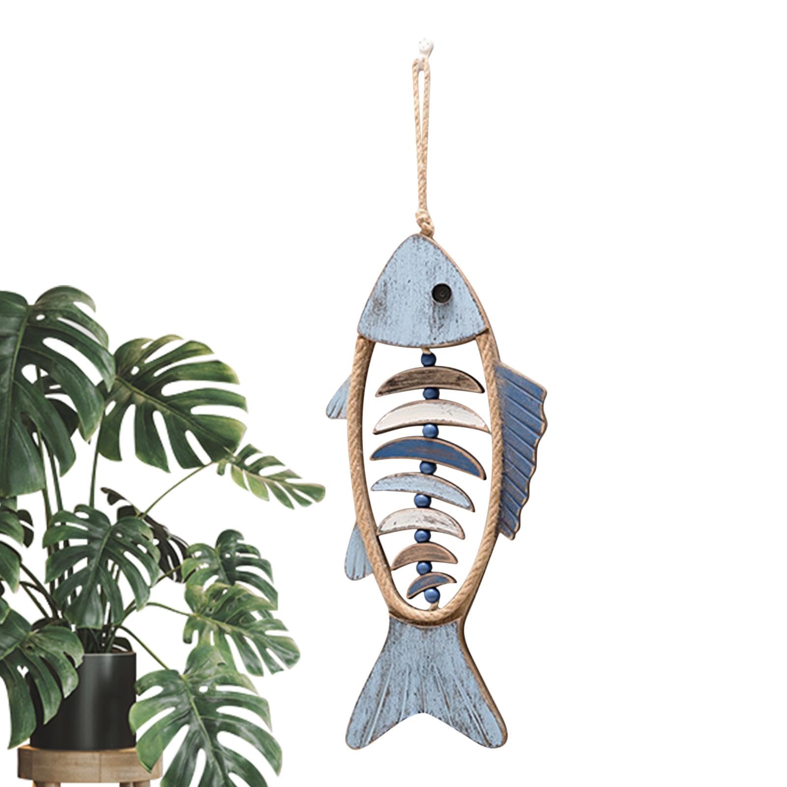 c*a様 木製魚の彫刻 壁掛け装飾 Amazon.co.jp: ユニークな壁掛け、魚の彫刻、ウォールアート