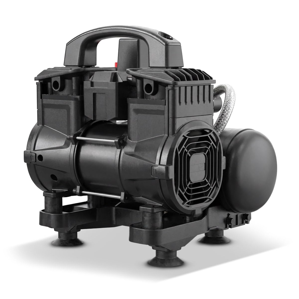 STAHLWERK Kompressor mit 3 L Tank (ST-38 Pro) – ölfrei & leise, 8 bar, 1,6 PS (1,18 kW), 190 l/min, 67 dB, Druckluftkompressor mit Brushless-Motoren, Silent-/Flüsterkompressor, Kolbenkompressor