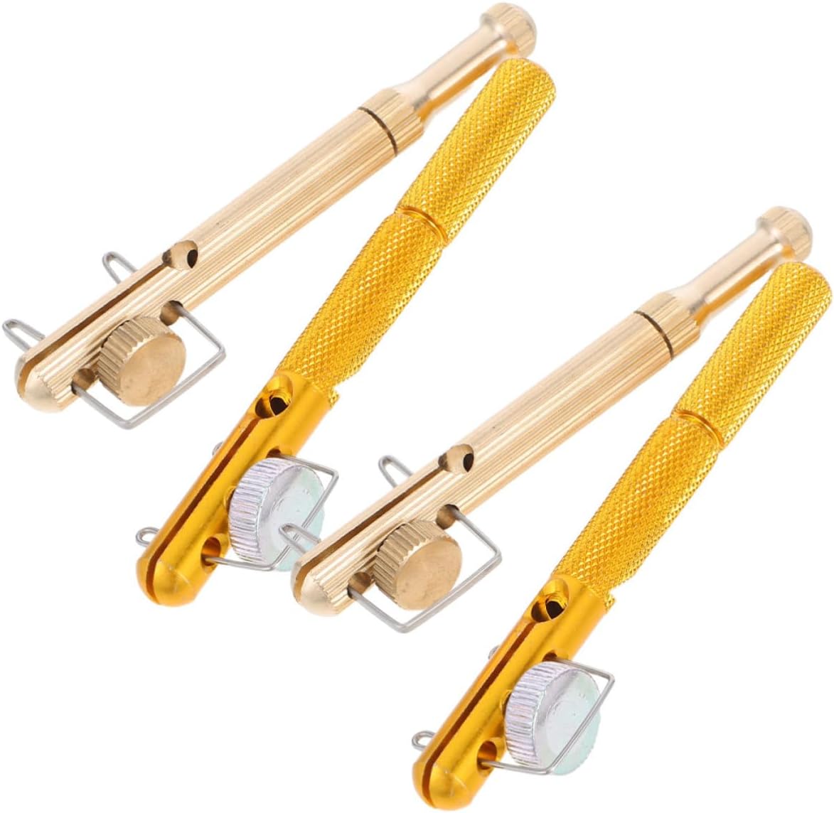 Fishing Knot Tying Device for Hook and Line, Manual Portable Metal Tool | Copper Aluminum Build, Wear Resistant Finish, Secure Knot Support, Compact Carry