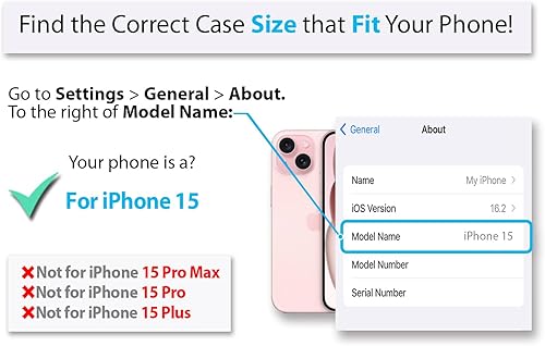 Miniatura 2 de Coolwee Funda transparente antiamarillamiento con purpurina para iPhone 15, 6.1 pulgadas, 6.6 pies, protección de grado militar, protector de