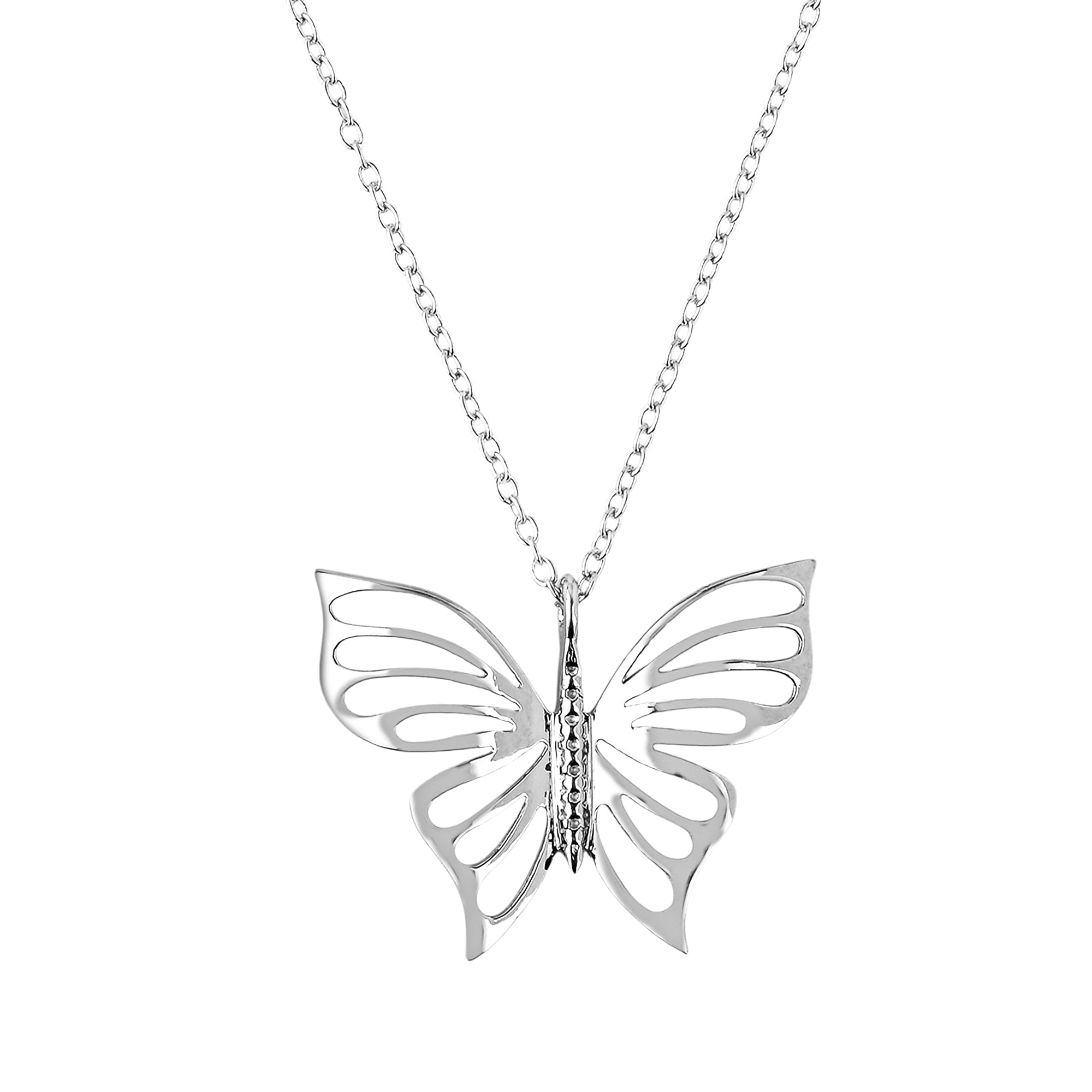 Sushmé925 Pure Hallmarked Silver Pendant Necklace for Women | 925 Sterling Silver| Rhodium plated | Minimal Elegant Design | Anti-Tarnish Finish-image-30