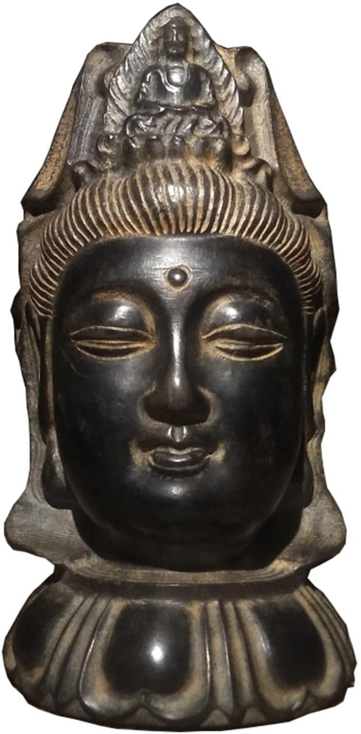 Amazon｜仏像、仏像の装飾、仏頭の像、仏の胸の彫刻、石の彫刻 