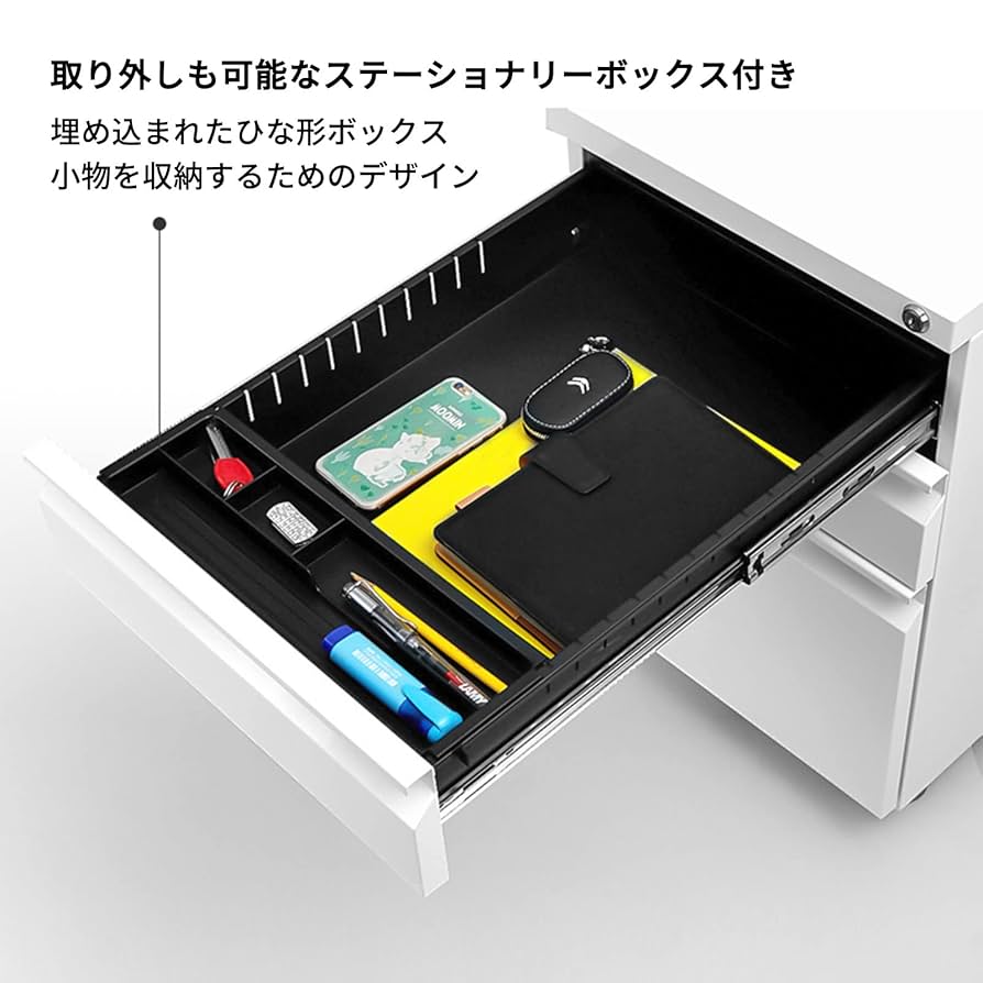 Amazon.co.jp: 【メーカー直送】 MTLES 3段引き出し可動式