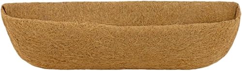 Gardener Select (R894) - Revestimiento de coco para canal, fibra de coco preformada, revestimiento de fibra de coco para macetero (48 pulgadas)