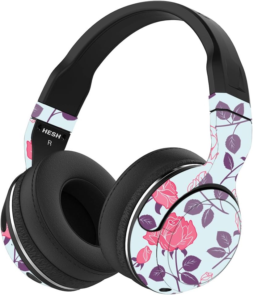 MightySkins Skin Compatible with Skullcandy Hesh 2 Wireless Headphones - Vintage Floral | Protective, Durable, and Unique Vinyl wrap Cover | Easy to Apply, Remove, and Change Styles | Made in The USA