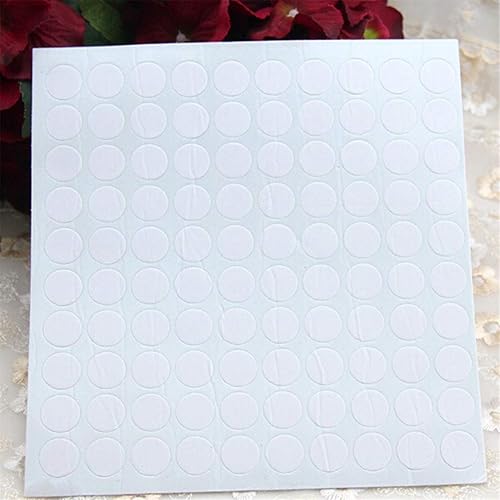 Miniatura 3 de 100 almohadillas adhesivas de doble cara para globos, de espuma acrílica, transparente, impermeable, para globos, 100 unidades