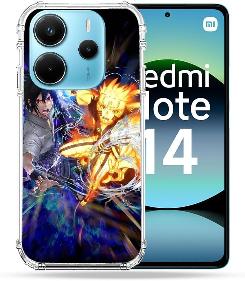 Cokitec Reinforced Case for Xiaomi Redmi Note 14 4G Manga Naruto VS