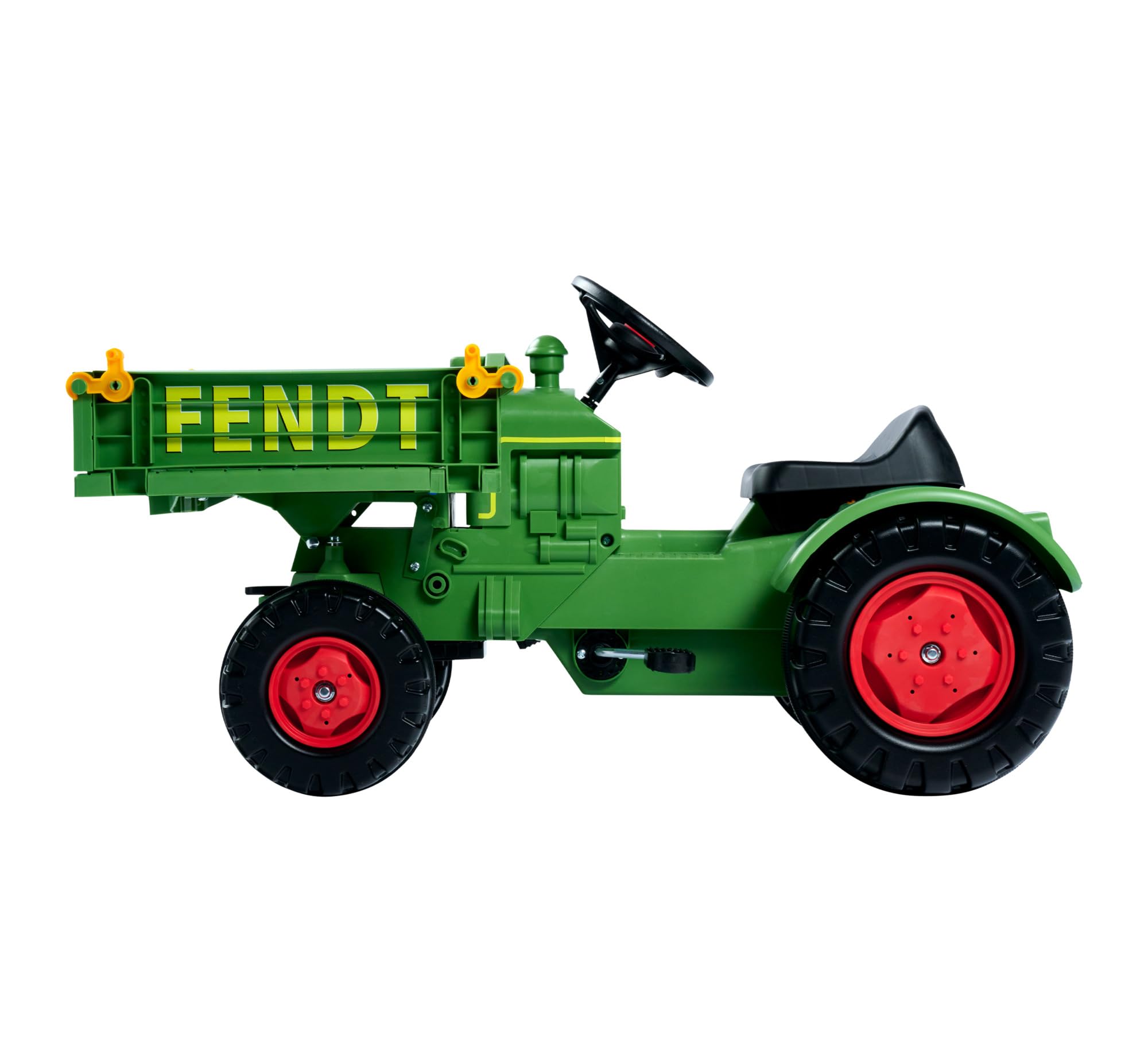 BIG - Fendt Geräteträger - Kindertraktor, Spielfahrzeug mit Präzisionskettenantrieb, 3-fach verstellbarer Sitz, bis 50 kg, Fendt Lizenz, für Kinder ab 3 Jahren