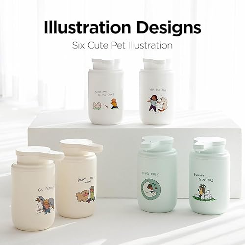 Miniatura 4 de mooas Happy Buddy Artist Edition Dispensador de jabón automático menta (Bunny Guards)