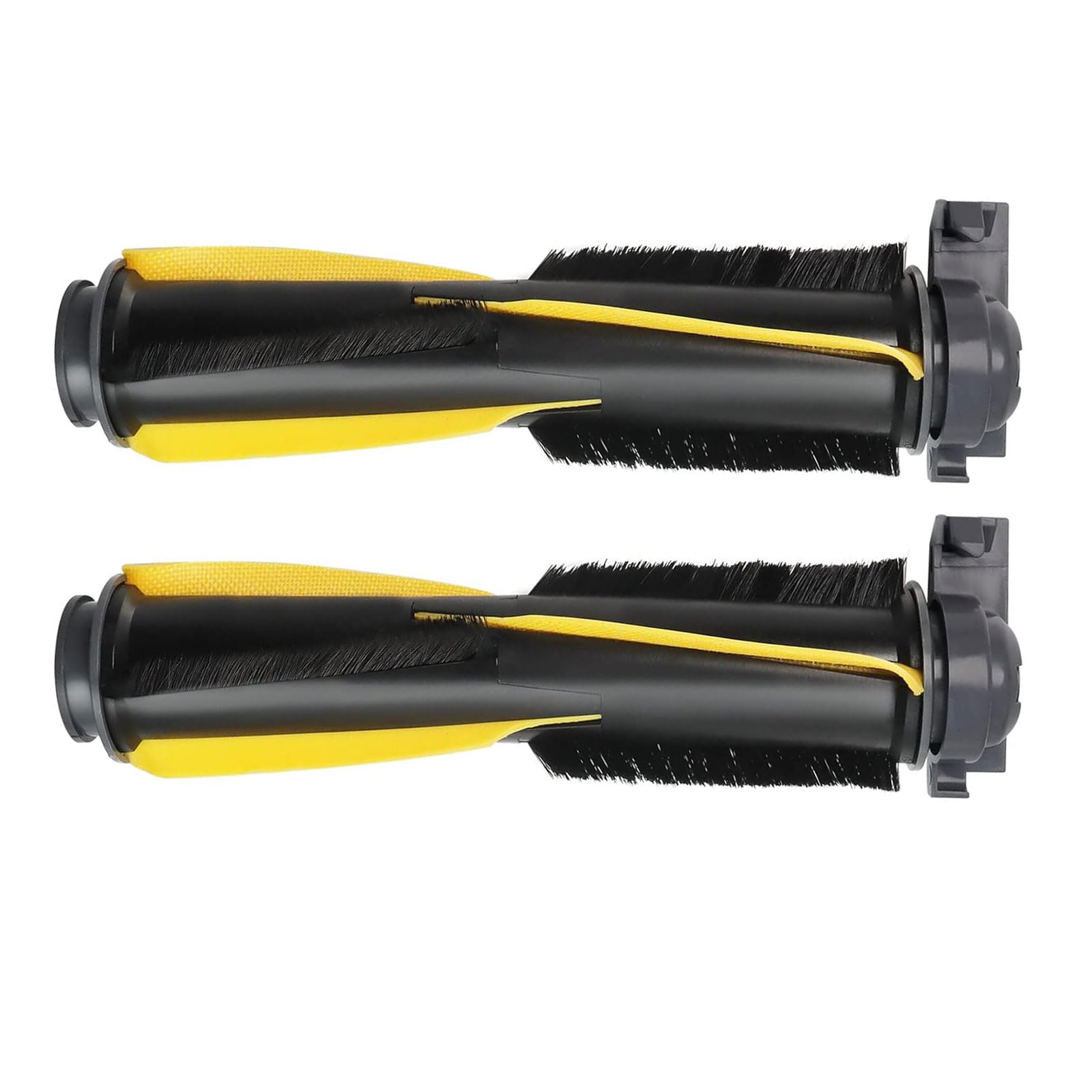 Elnwnnkc 2PCS Main Roller Brush Efficiently Removes Stubborn Dirt Pet Hair Robot Vacuum Roller