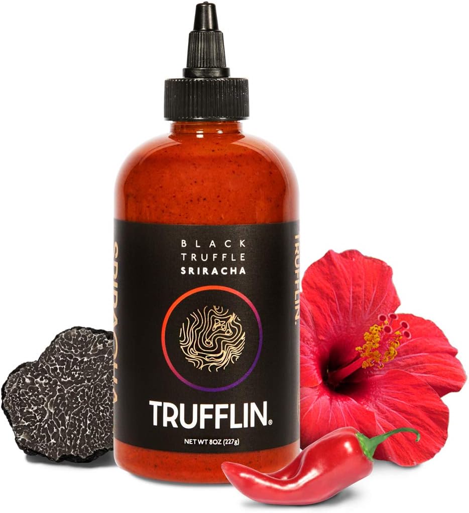 Trufflin Black Truffle Sriracha Hot Sauce (8 oz)