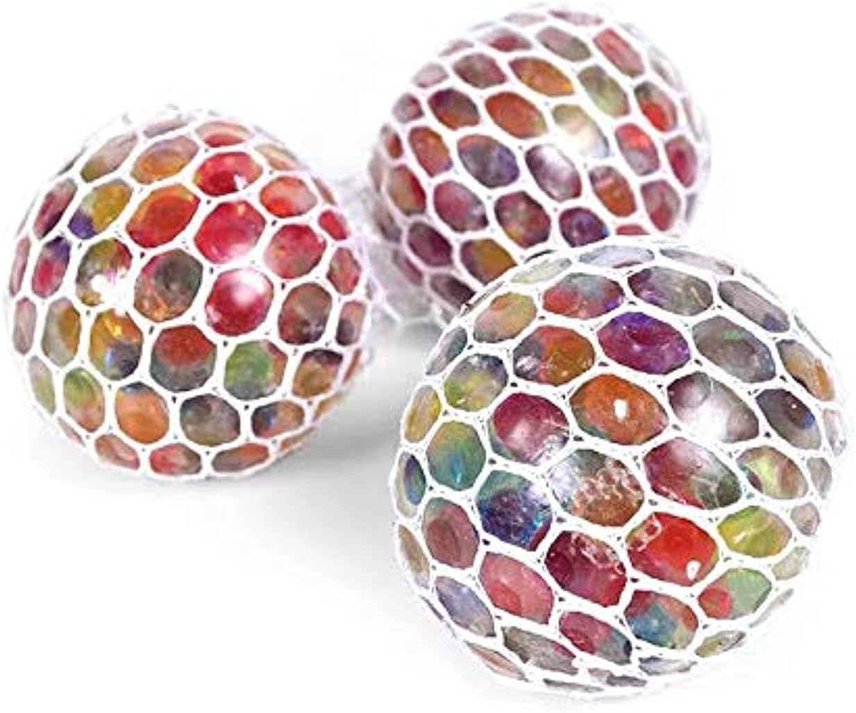 Spongy Bead Squeeze Stress Relief Ball (3 Pieces)