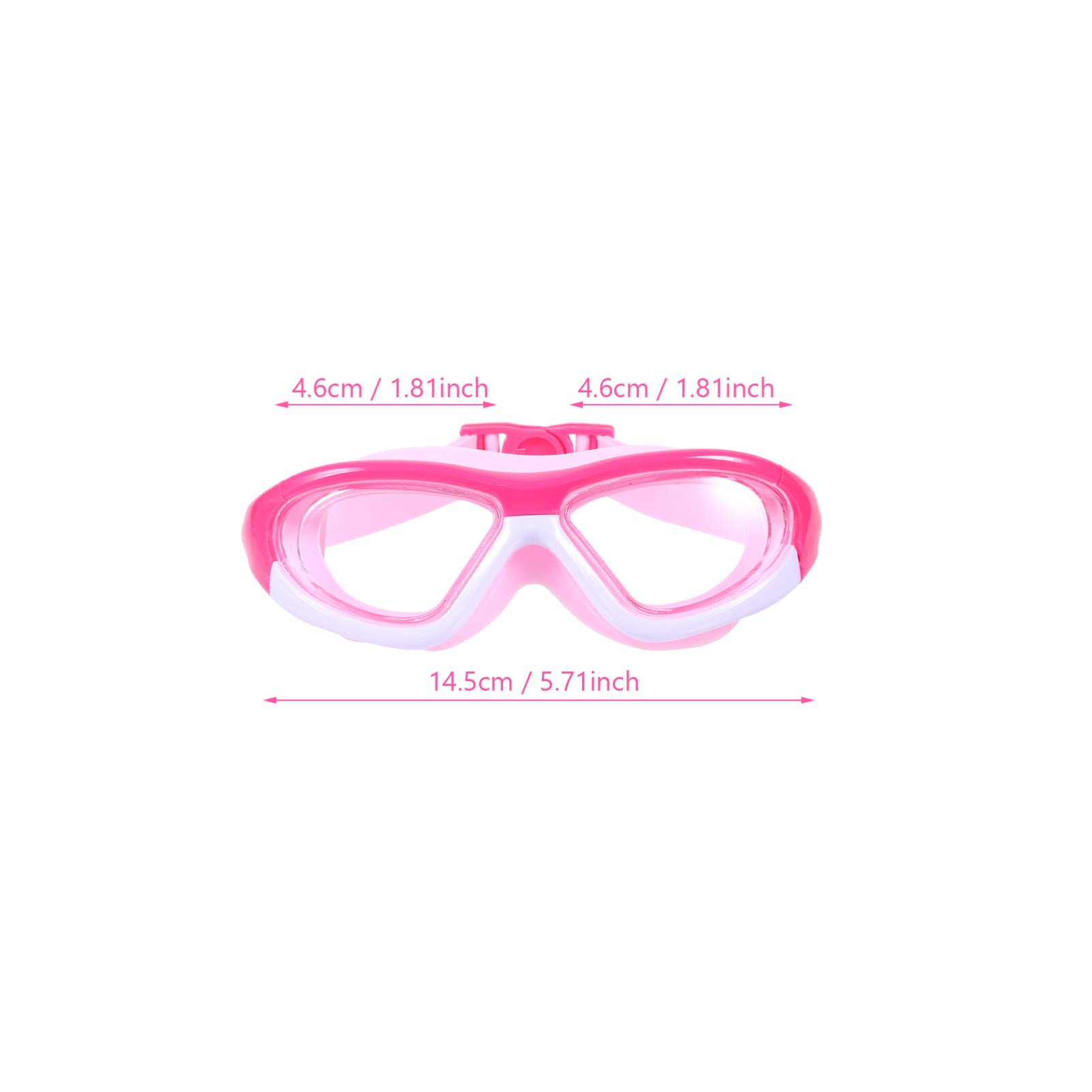 jojofuny 3 Pièces Lunettes De Plongée Lunettes De Plage Natation Version Large De Natation Anti-buée D'eau Junior Polarisé Des De Protection Pc Enfant