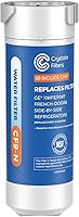 Crystala XWFE Refrigerator Water Filter Replacement with Chip - NSF/ANSI 42 Certified for GE XWF, Compatible with GNE27, GFE26 & More