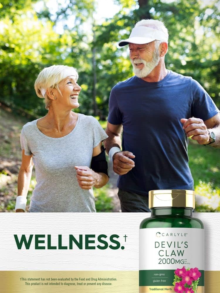 🔥 Crazy Deals Devils Claw | 200 Capsules | Concentrated Root Extract | Non-GMO, Gluten Free Supplement | by Carlyle Flash Deals - 70% OFF Devils Claw | 200 Capsules | Concentrated Root Extract | Non-GMO, Gluten Free Supplement | by Carlyle