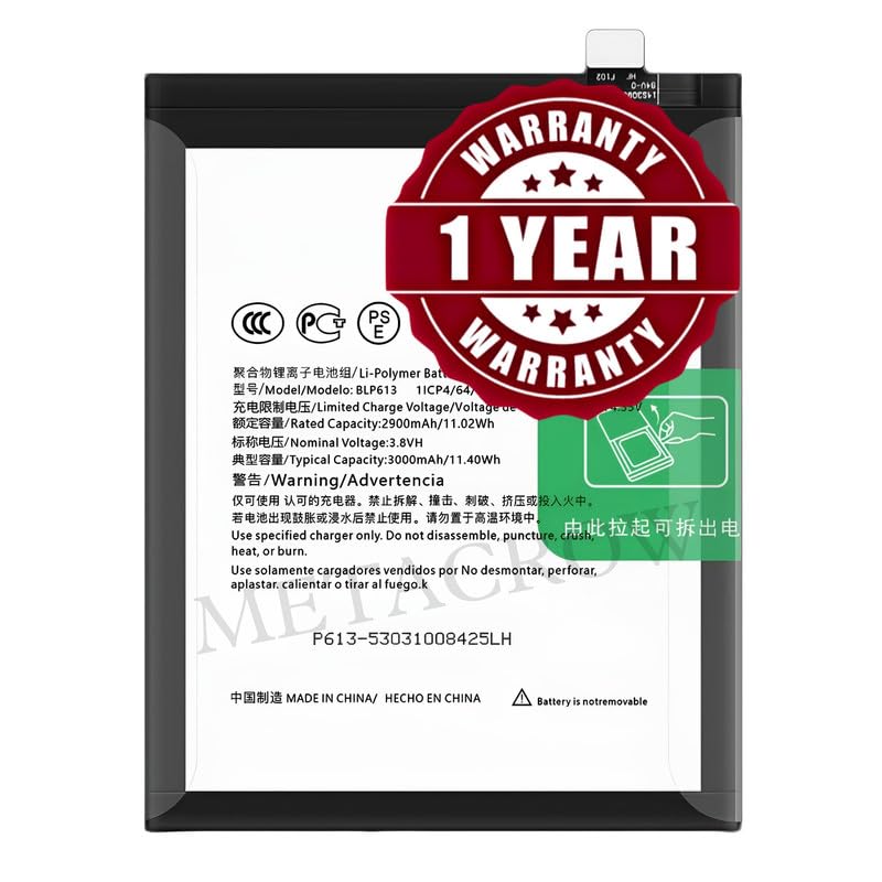 Image of Original BLP613 Battery Compatible for OnePlus 3 - (3000mAh) - 1 Year Warranty JK10