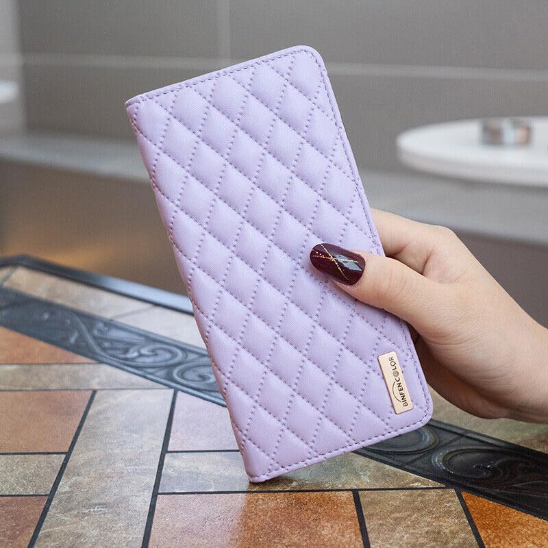 Étui cuir iPhone 13 Pro violet pour sécuriser vos déplacements - 6