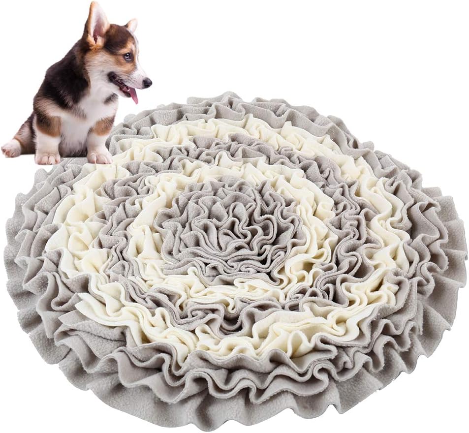 Dog Snuffle Mat Premium Hand Woven Blanket Training Feeding Pad for