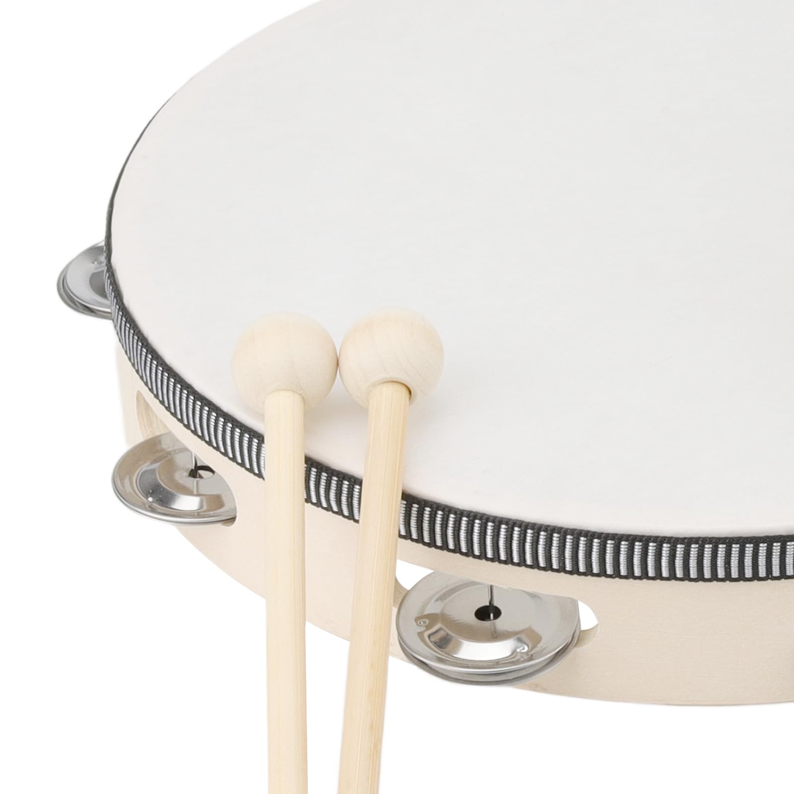 3 sztuki tamburynu z drewna 15 cm, 20 cm i 25 cm tamborynu, zestaw bębnów ręcznych, instrument tamburynowy, instrument na imprezę, lekcje muzyki, pedagogiczne
