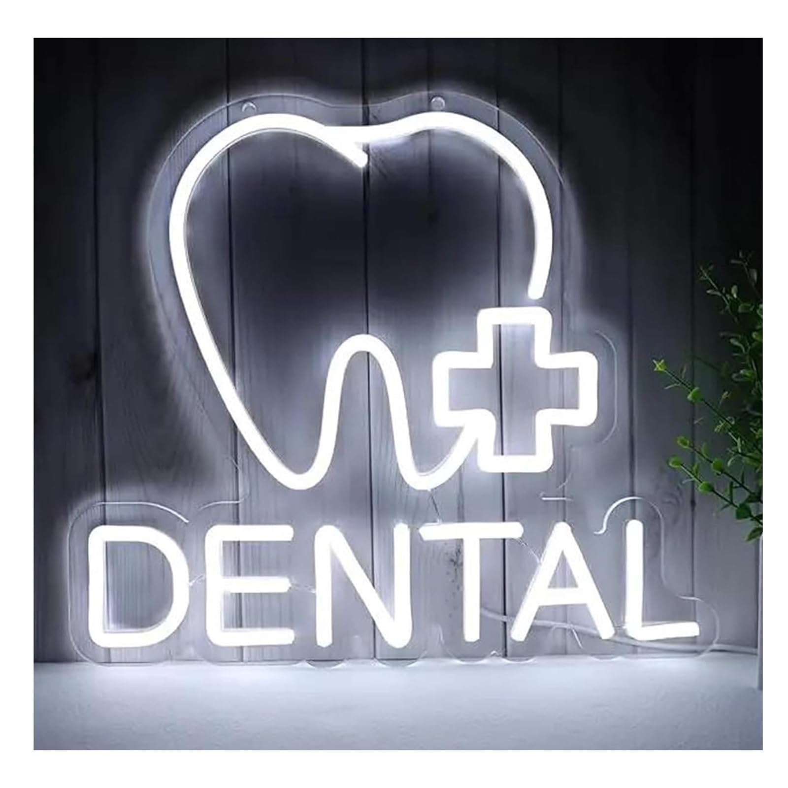 Zynther Neon lamp for neon Sign Dental Dimmable Powered Decorative Lights for Cabinet